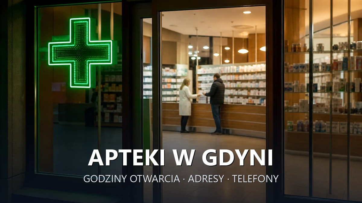 Apteki w Gdyni - godziny otwarcia i dyżury