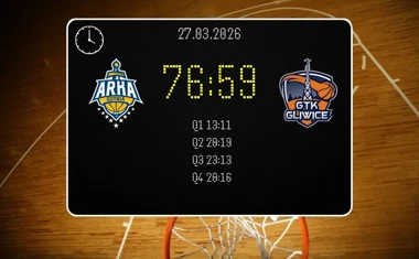 [KOSZYKÓWKA] AMW Arka Gdynia – Tauron GTK Gliwice 76:59 w Orlen Basket Lidze
