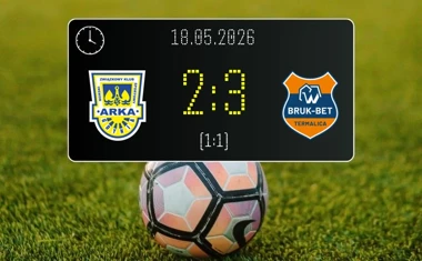 [PIŁKA NOŻNA] Arka Gdynia – Bruk-Bet Termalica Nieciecza 2:3 w PKO BP Ekstraklasie – gol w doliczonym czasie gry przesądził o spadku