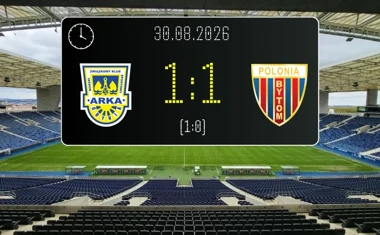 [PIŁKA NOŻNA] Arka Gdynia – Polonia Bytom 1:1. Remis w 6. kolejce Betclic 1. ligi