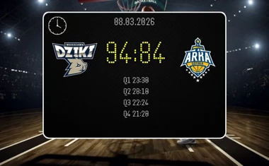 [KOSZYKÓWKA] Dziki Warszawa – AMW Arka Gdynia 94:84 – zwycięstwo Dziki w Orlen Basket Lidze