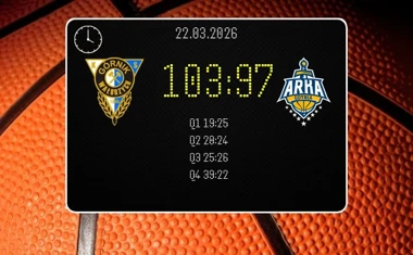 [KOSZYKÓWKA] Górnik Zamek Książ Wałbrzych – AMW Arka Gdynia 103:97 w Orlen Basket Lidze – rekord Cabbila i bolesny finisz gości
