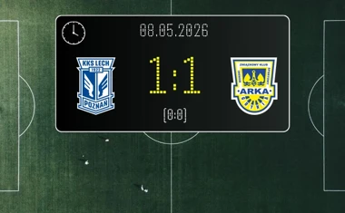 [PIŁKA NOŻNA] Lech Poznań – Arka Gdynia 1:1 w PKO BP Ekstraklasie – punkt gości w starciu z liderem
