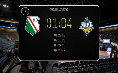 [KOSZYKÓWKA] Legia odwróciła mecz w końcówce – 91:84 w Orlen Basket Lidze