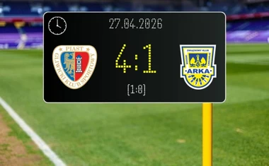 [PIŁKA NOŻNA] Piast Gliwice – Arka Gdynia 4:1 w 30. kolejce PKO BP Ekstraklasy