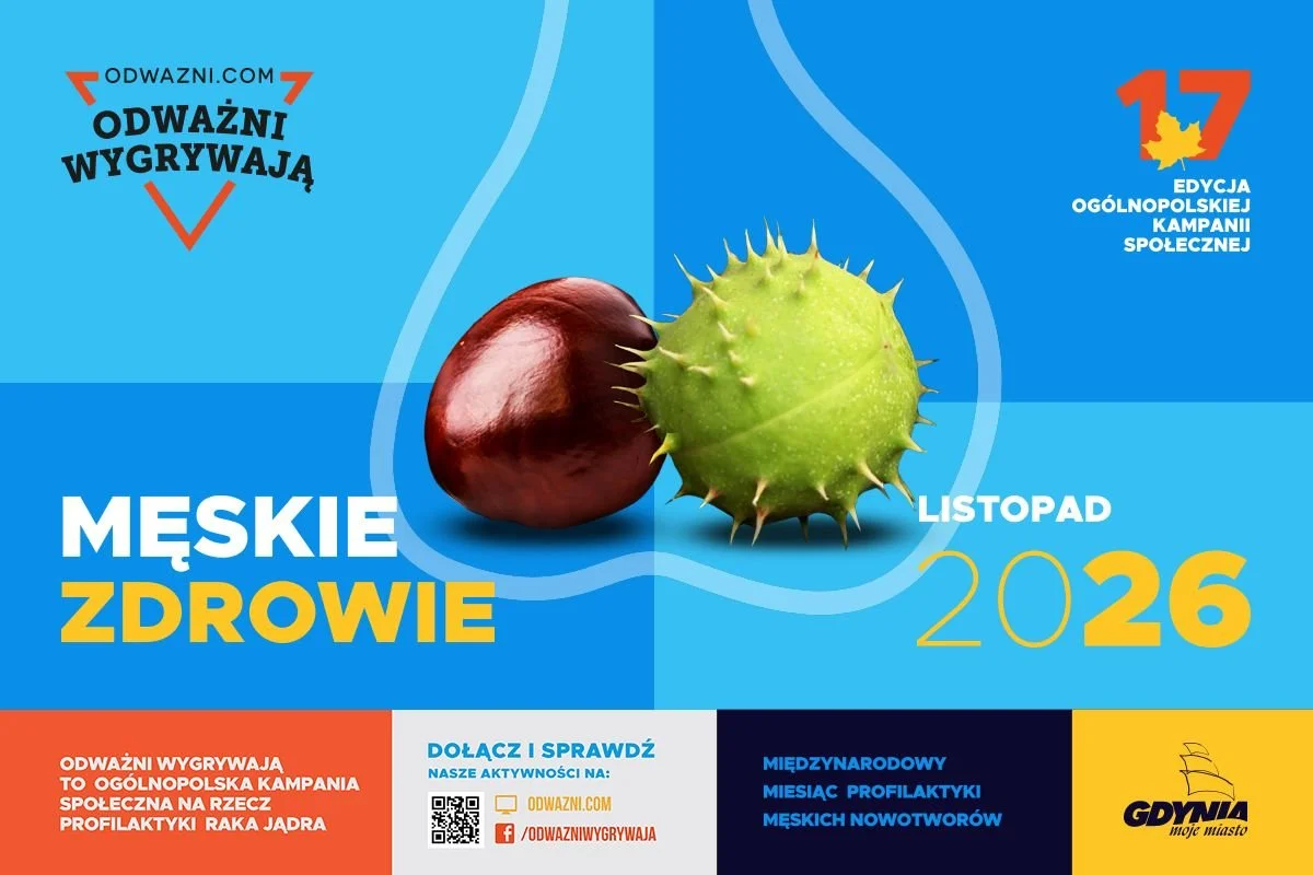 Grafika promocyjna wydarzenia 17. edycja kampanii „Odważni Wygrywają”