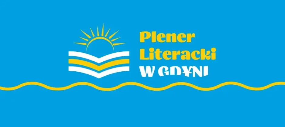 Grafika promocyjna wydarzenia Biblioteka Gdynia na Plenerze Literackim w Gdyni