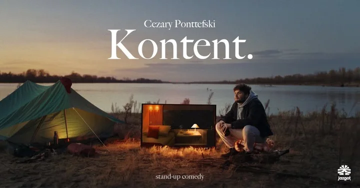 Grafika promocyjna wydarzenia Cezary Ponttefski: Kontent — Gdynia (II termin)