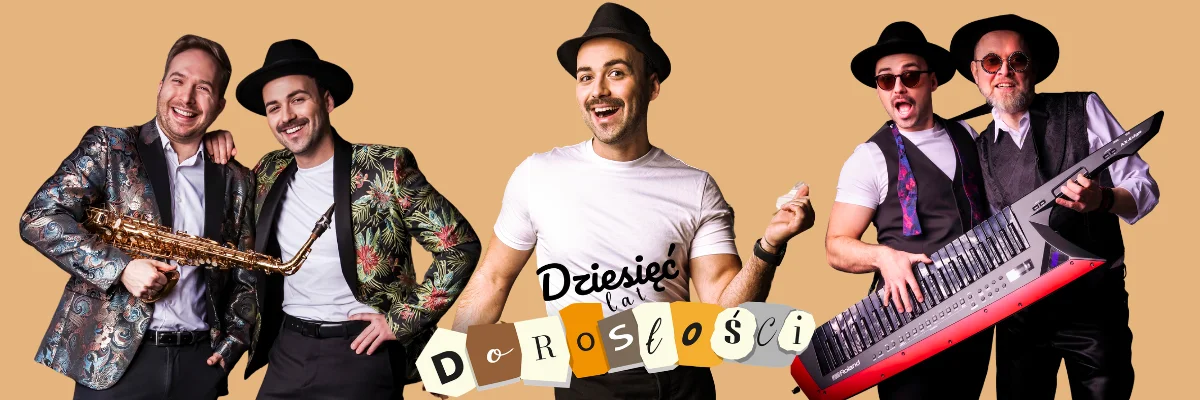 Grafika promocyjna wydarzenia Dziesięć lat dorosłości