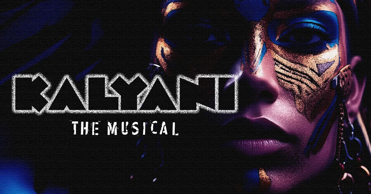 Grafika promocyjna wydarzenia Etniczny musical Kalyani w Teatrze Muzycznym w Gdyni