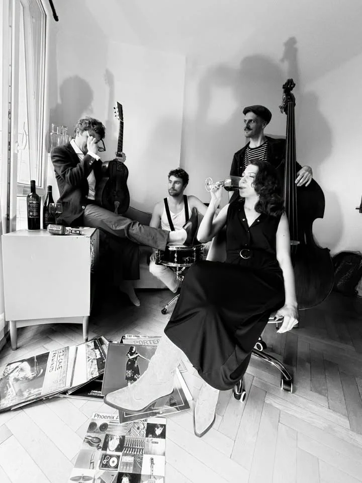 Grafika promocyjna wydarzenia Female Troubles – blues i swing