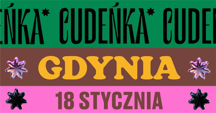 Grafika promocyjna wydarzenia Festiwal Rękodzieła Cudeńka (Gdynia)