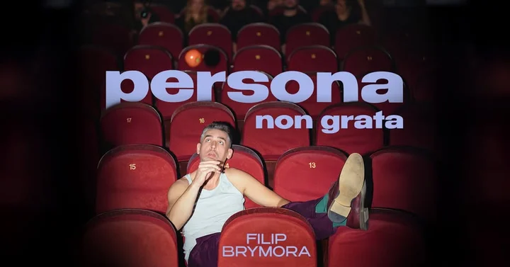 Grafika promocyjna wydarzenia Filip Brymora – stand-up w Gdyni: persona non grata