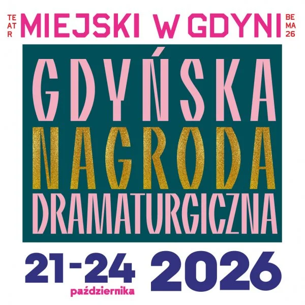 Grafika promocyjna wydarzenia Gala finałowa 19. Gdyńskiej Nagrody Dramaturgicznej