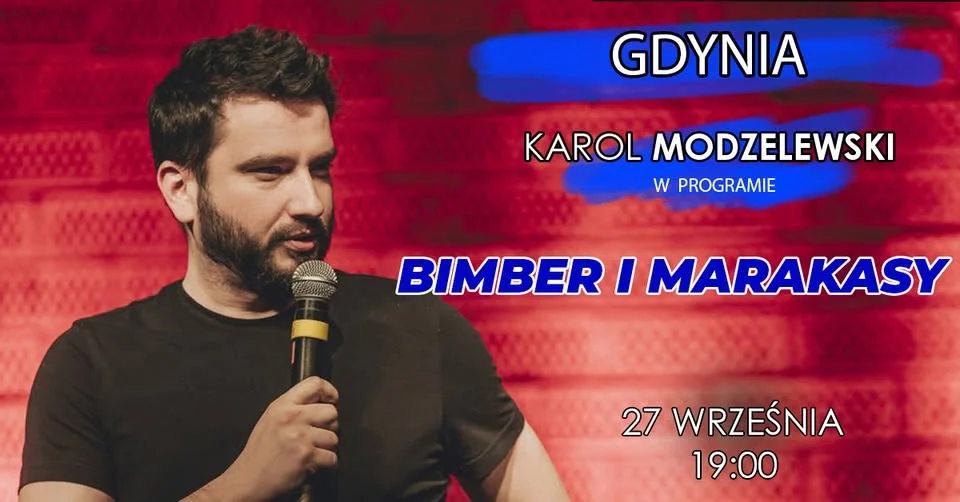 Grafika promocyjna wydarzenia Bimber i marakasy w Gdyni