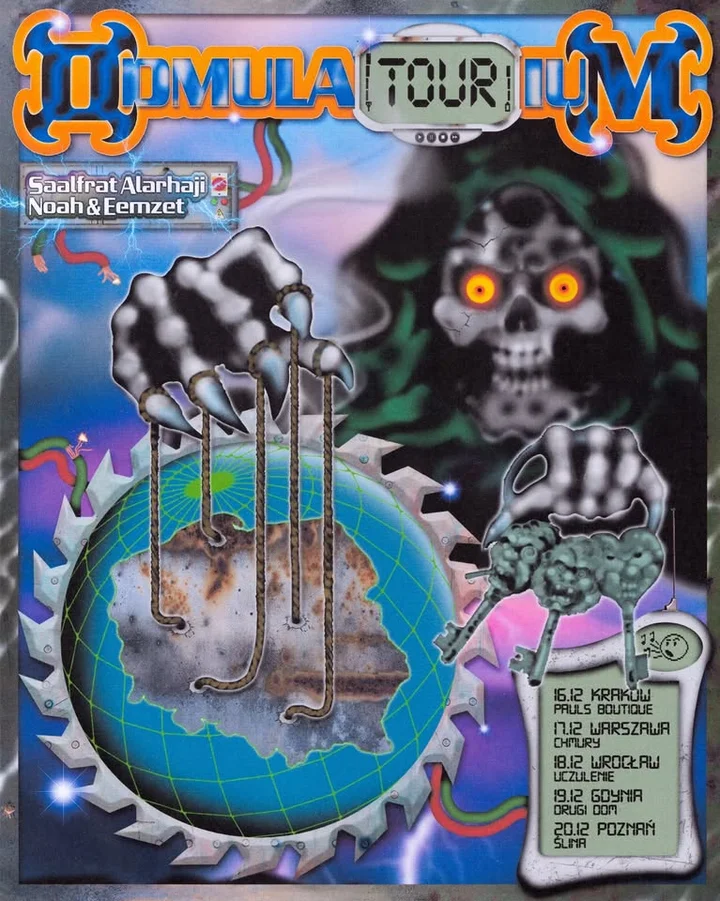 Grafika promocyjna wydarzenia SAALFRAT ALARHAJI, NOAH & EEMZET „ODMULATOURIUM” — koncert w Gdyni (Drugi Dom)