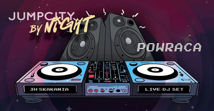 Grafika promocyjna wydarzenia Jumpcity ByNight — Gdynia: noc skoków i konkursów