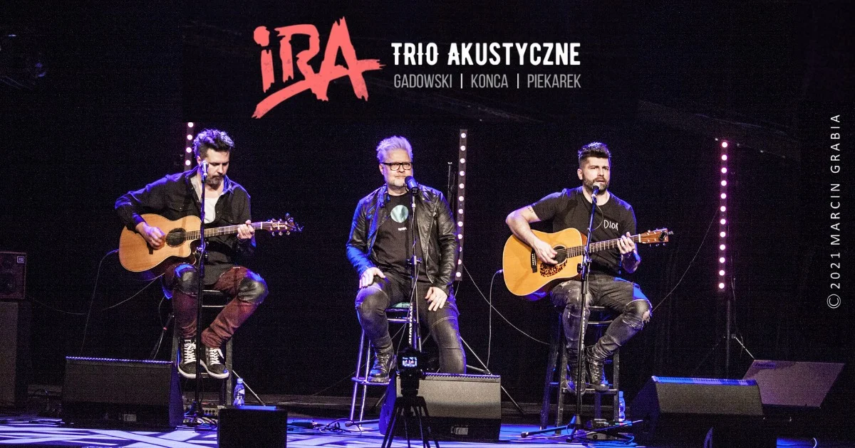 Grafika promocyjna wydarzenia Koncert akustyczny IRA Trio w Gdyni