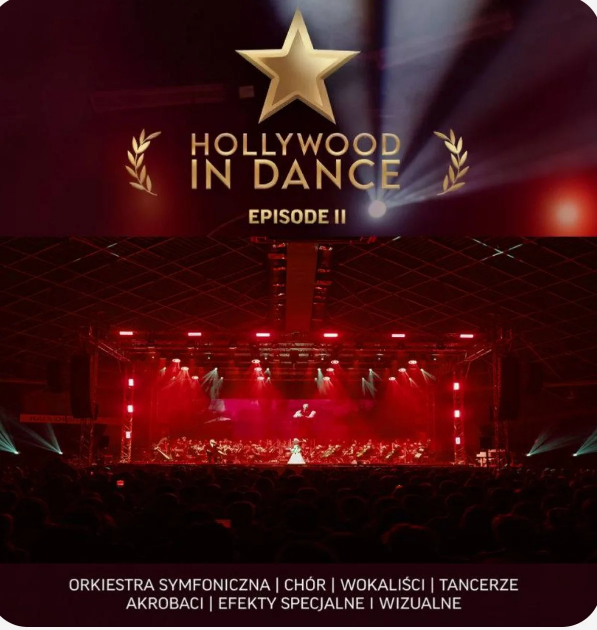 Grafika promocyjna wydarzenia Koncert muzyki filmowej z tańcem i baletem w Gdyni