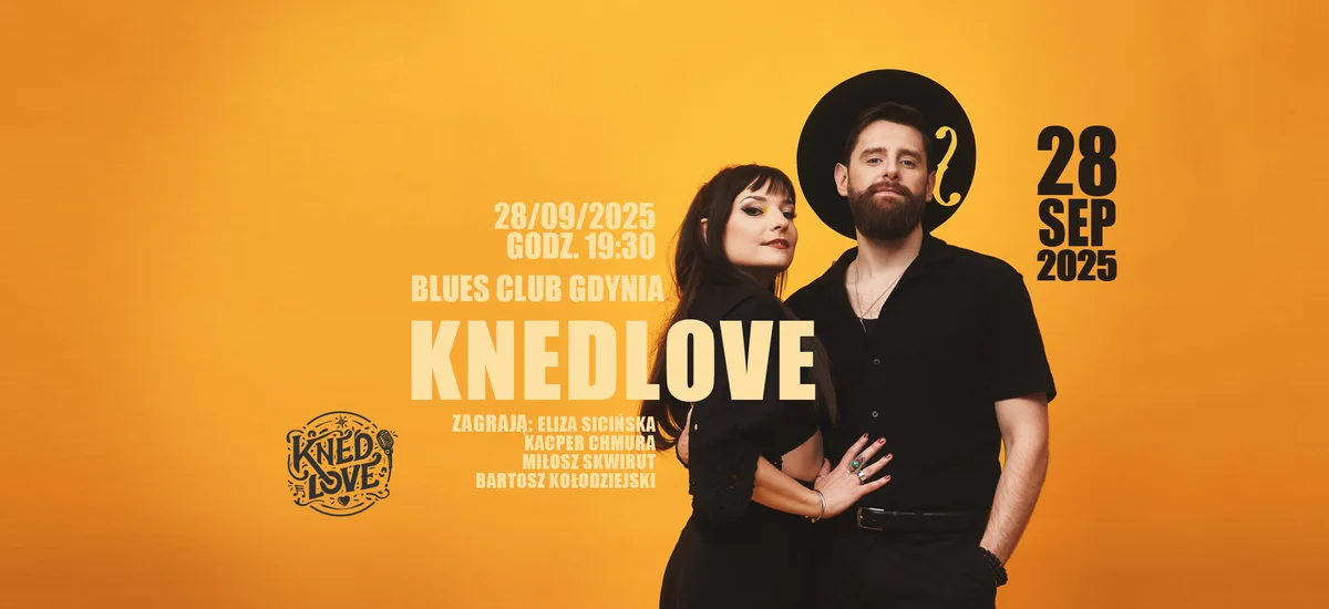 Grafika promocyjna wydarzenia Koncert zespołu KNEDLOVE w Blues Club Gdynia