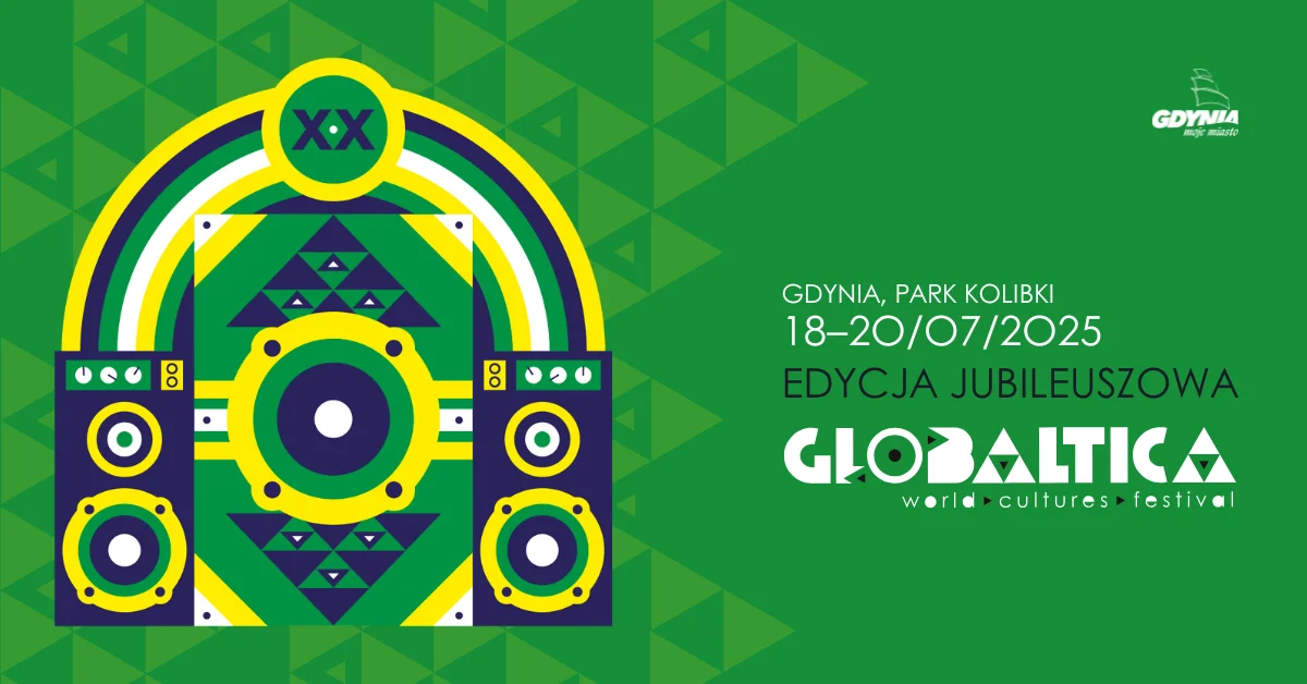 Grafika promocyjna wydarzenia Letni festiwal muzyki światowej w Gdyni 2025