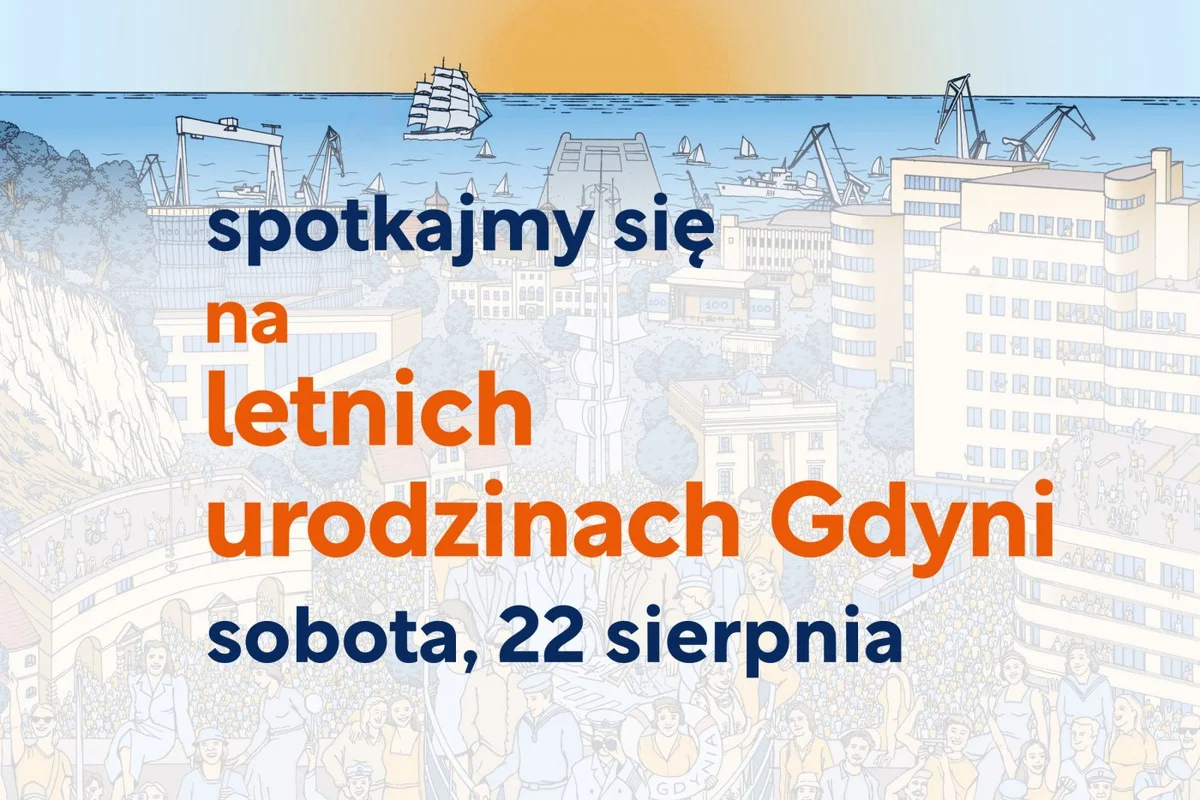 Grafika promocyjna wydarzenia Letnie Urodziny Miasta