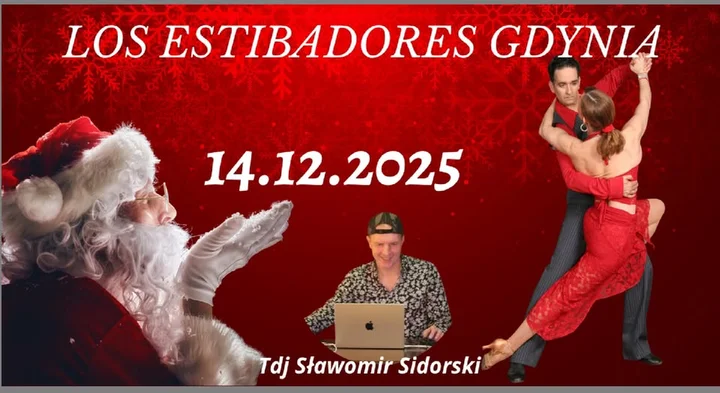 Grafika promocyjna wydarzenia Los Estibadores Gdynia — niedzielna milonga przy kominku