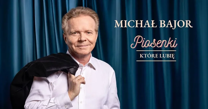 Grafika promocyjna wydarzenia Michał Bajor — „Piosenki, które lubię” w Gdyni (23 lutego 2026)