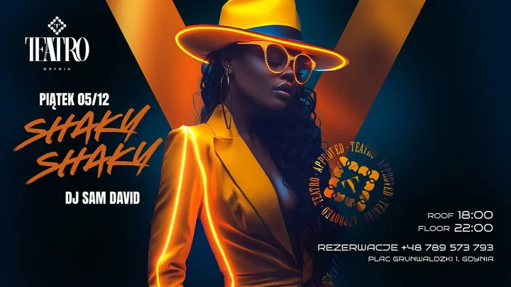 Grafika promocyjna wydarzenia Shaky Shaky w Teatro Gdynia — 5 grudnia (piątek)