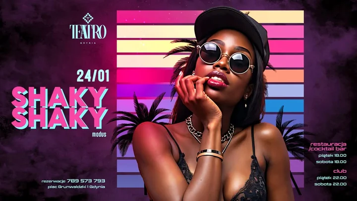 Grafika promocyjna wydarzenia Shaky Shaky w Teatro Gdynia — 24 stycznia 2026