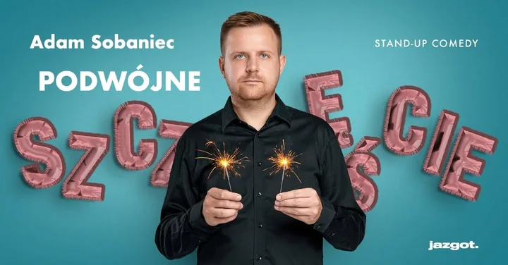 Grafika promocyjna wydarzenia Stand-up: Adam Sobaniec — „Podwójne Szczęście” w Gdyni