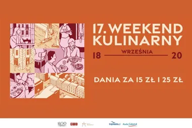 Grafika promocyjna wydarzenia 17. Weekend Kulinarny