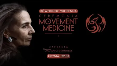 Grafika promocyjna wydarzenia Ceremonia Movement Medicine — Równonoc Wiosenna w Gdyni