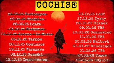 Grafika promocyjna wydarzenia Cochise w Blues Club Gdynia — 28 marca 2026