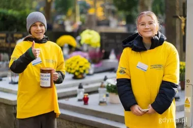 Grafika promocyjna wydarzenia Listopadowa kwesta na rzecz Hospicjum im. św. Wawrzyńca