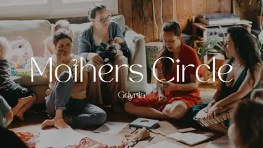 Grafika promocyjna wydarzenia Moms Circle Gdynia — krąg wsparcia dla mam w Konsulacie Kultury