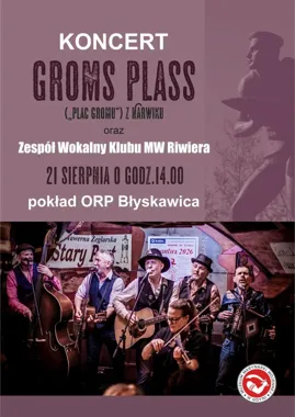 Grafika promocyjna wydarzenia Polskie i norweskie rytmy na pokładzie ORP „Błyskawica”