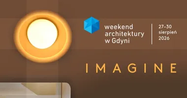 Grafika promocyjna wydarzenia Weekend Architektury w Gdyni