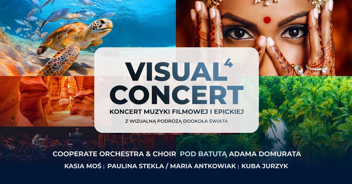 Grafika promocyjna wydarzenia Visual Concert 4 – koncert filmowy w Gdyni
