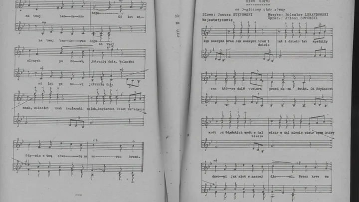 Zapomniany hymn Gdyni wrócił z archiwum. To może być pierwszy taki utwór