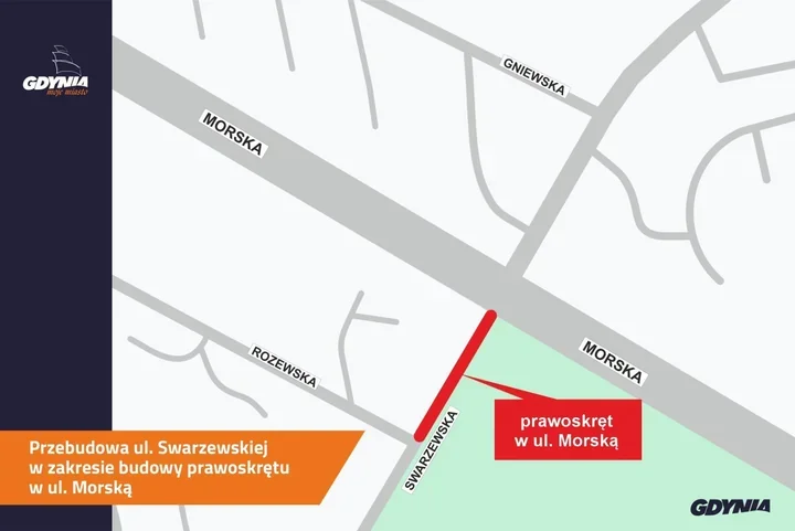 Nowy pas przy Morskiej ma usprawnić wyjazd z trzech dzielnic
