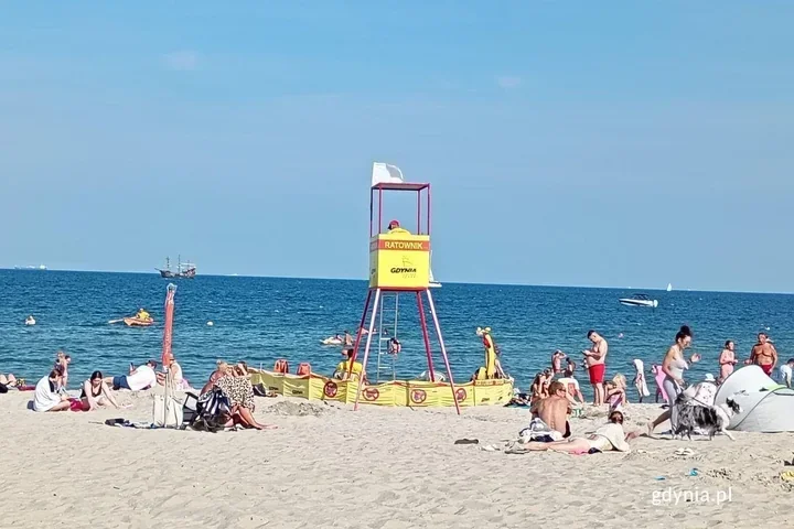 Wszystkie cztery kąpieliska w Gdyni są dziś strzeżone