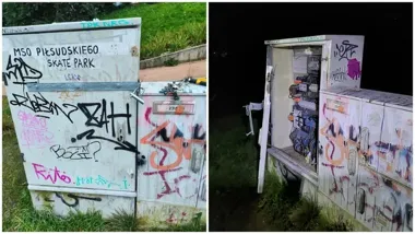 Jedna zdewastowana szafka wyłączyła światło w Parku Centralnym