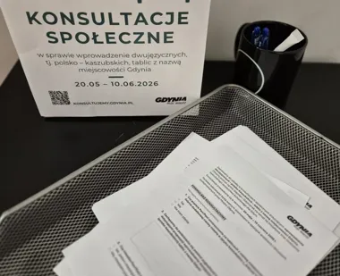 Gdynia pyta o Gdiniô. Sprawa dwujęzycznych tablic wraca do mieszkańców