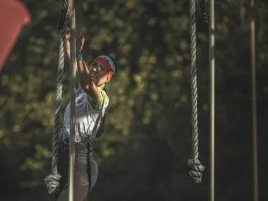 Gdynianka z medalową listą wchodzi na tor Ninja vs Ninja