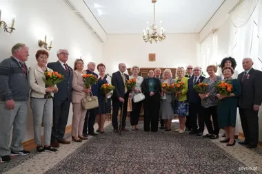 Osiem par odebrało medale za ponad pół wieku wspólnego małżeństwa