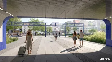 Plac, tunele i więcej zieleni. Tak może zmienić się okolica SKM