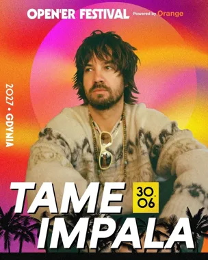 Tame Impala pierwszą gwiazdą Open’era 2027. Rusza sprzedaż karnetów
