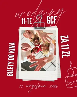 11. urodziny Gdyńskiego Centrum Filmowego. Bilety po 11 zł