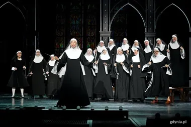 Grafika promocyjna wydarzenia Premiera musicalu „Zakonnica w przebraniu”